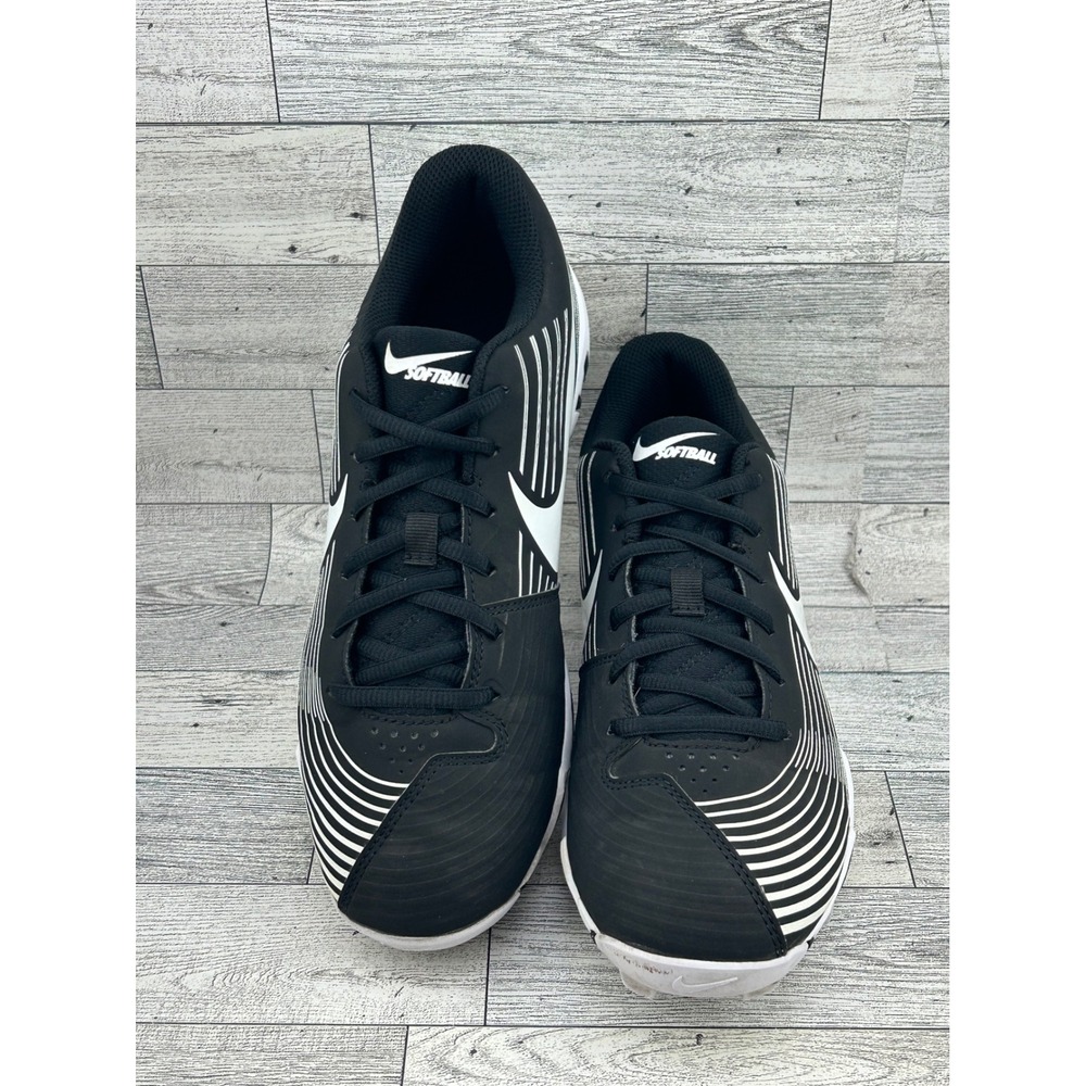 Nike Hyperdiamond 3 Fastpitch Softball Cleats Black White AO7920-001 Women 8.5